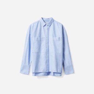 Everlane | The Boxy Oxford | Light Blue | XS